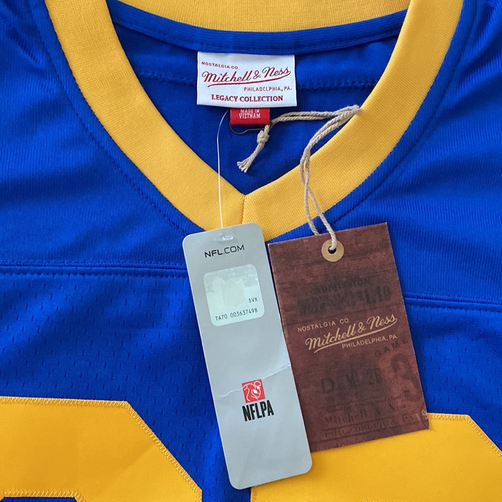 NFL Legacy Jersey St. Louis Rams Throwback Marshall Faulk 1999 size M - Picture 4 of 7